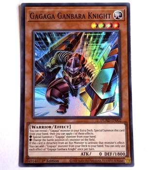 Yu-Gi-Oh! Karte - DUAD-EN002 Gagaga Ganbara Knight - Englisch