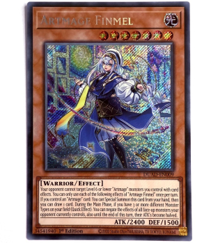 Yu-Gi-Oh! Karte - DUAD-EN009 Artmage Finmel (V.1 - Secret Rare) - Englisch