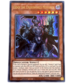 Yu-Gi-Oh! Karte - DUAD-EN017 Eidos the Underworld Monarch (V.1 - Ultra Rare) - Englisch