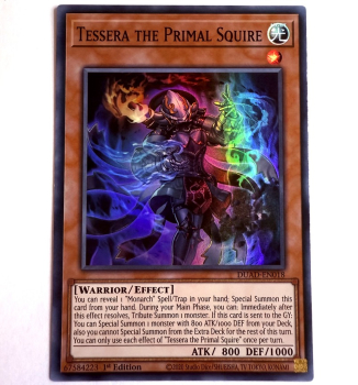 Yu-Gi-Oh! Karte - DUAD-EN018 Tessera the Primal Squire - Englisch