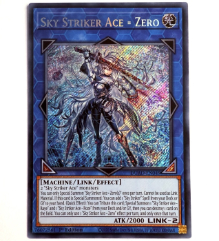 Yu-Gi-Oh! Karte - DUAD-EN049 Sky Striker Ace = Zero (V.1 - Secret Rare) - Englisch