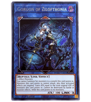 Yu-Gi-Oh! Karte - DUAD-EN050 Gorgon of Zilofthonia (V.1 - Secret Rare) - Englisch