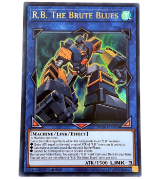 Yu-Gi-Oh! Karte - DUAD-EN094 R.B. The Brute Blues (V.1 - Ultra Rare) - Englisch