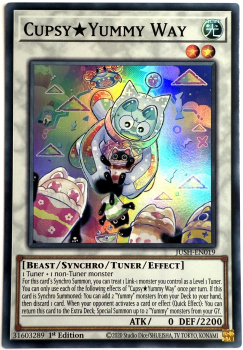 Yu-Gi-Oh! Karte - JUSH-EN019 CupsyYummy Way (V.2 - Super Rare) - Englisch