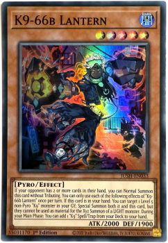 Yu-Gi-Oh! Karte - JUSH-EN033 K9-66b Lantern - Englisch