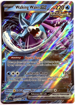 Pokémon Karte - TEF EN - 050/162 Double Rare - Windewoge ex - Englisch