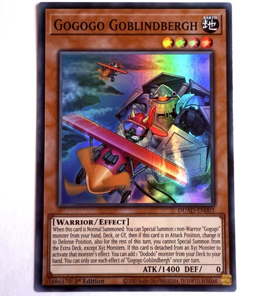 Yu-Gi-Oh! Karte - DUAD-EN003 Gogogo Goblindbergh - Englisch