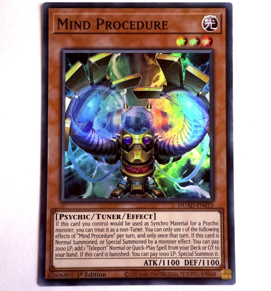 Yu-Gi-Oh! Karte - DUAD-EN015 Mind Procedure - Englisch