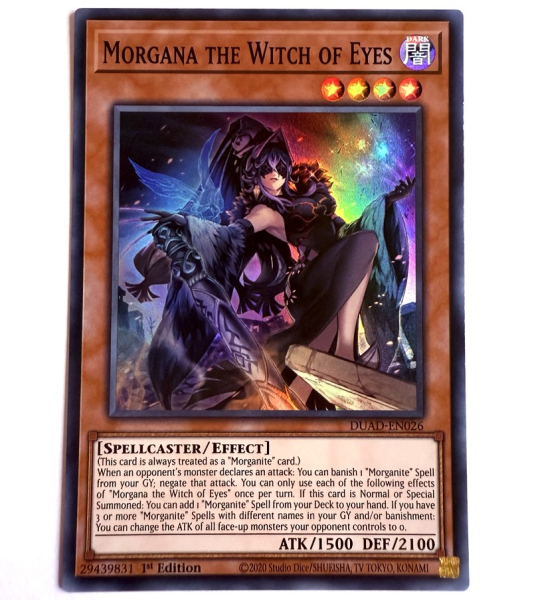 Yu-Gi-Oh! Karte - DUAD-EN026 Morgana the Witch of Eyes - Englisch