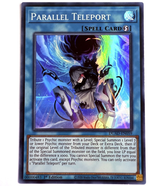 Yu-Gi-Oh! Karte - DUAD-EN059 Parallel Teleport - Englisch