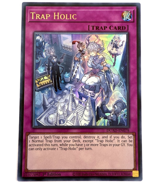 Yu-Gi-Oh! Karte - DUAD-EN078 Trap Holic (V.1 - Ultra Rare) - Englisch