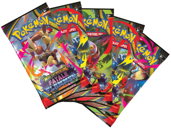PFL DE - Pokémon Mega-Entwicklung "Fatale Flammen" Booster-Pack (deutsch)