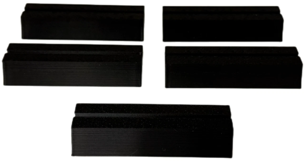 5 x TCG Kartenhalter / Ständer für Toploader Pokémon Yu-Gi-Oh! One Piece Schwarz